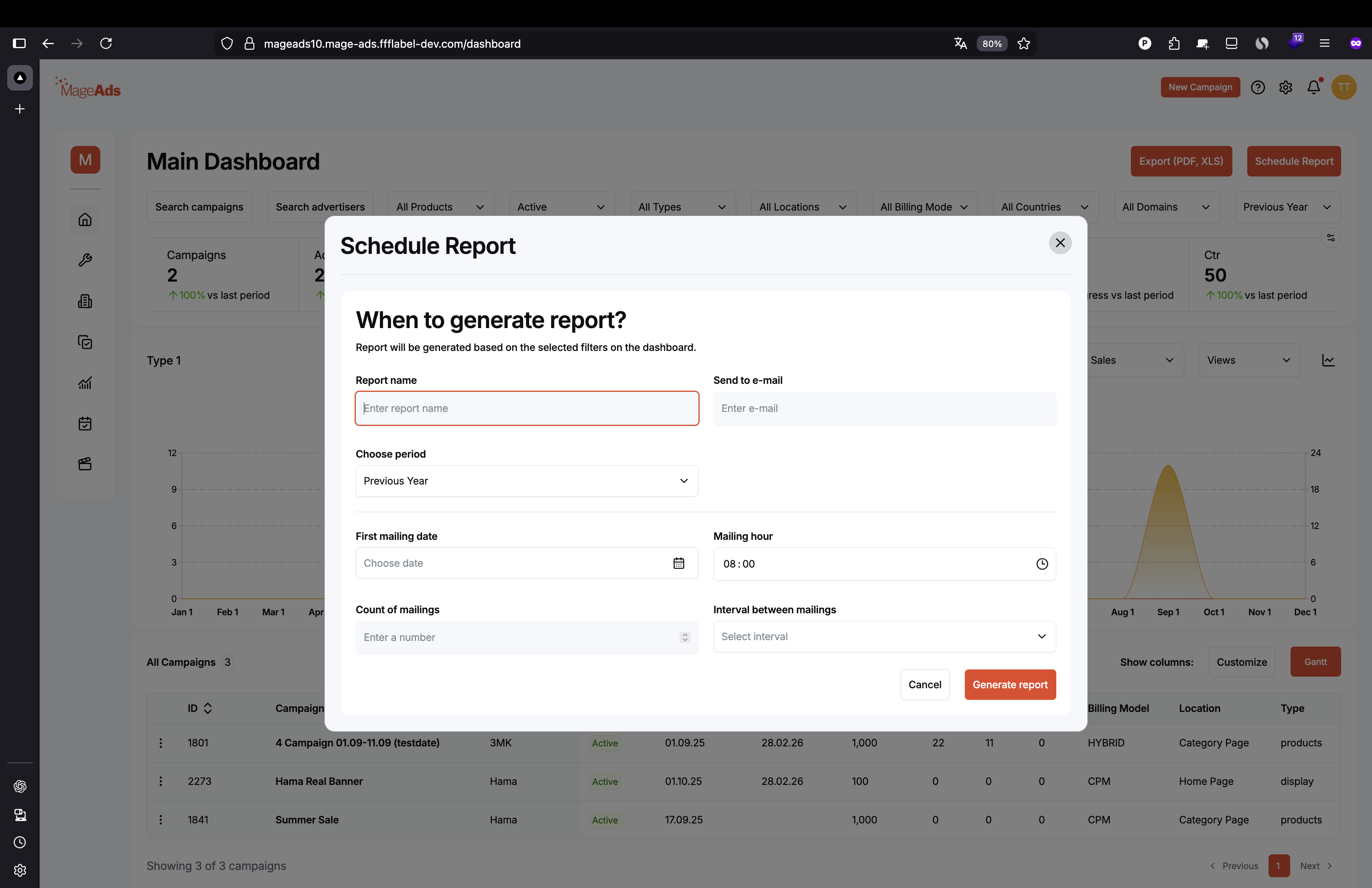 Schedule Report