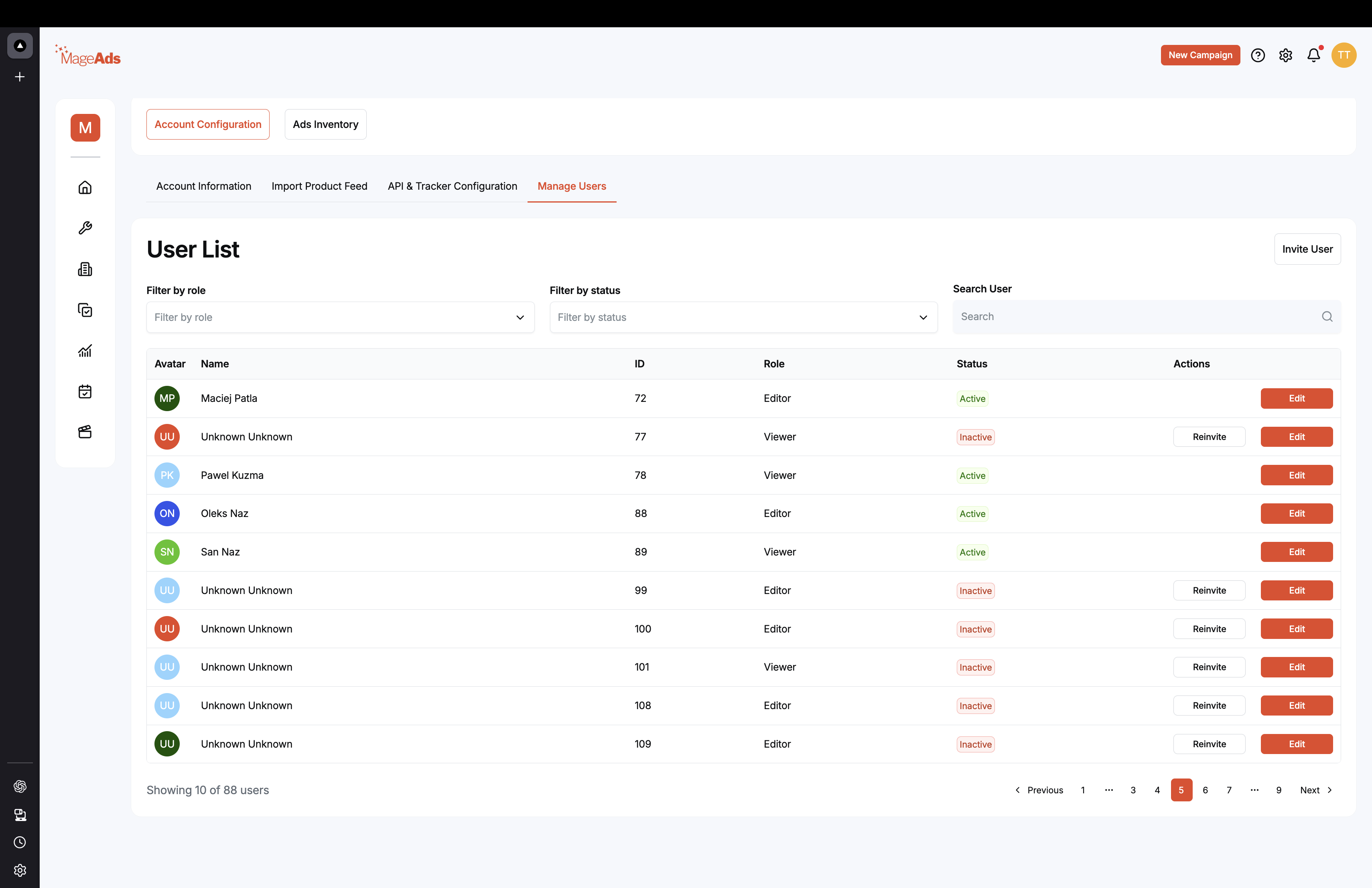 Users Management